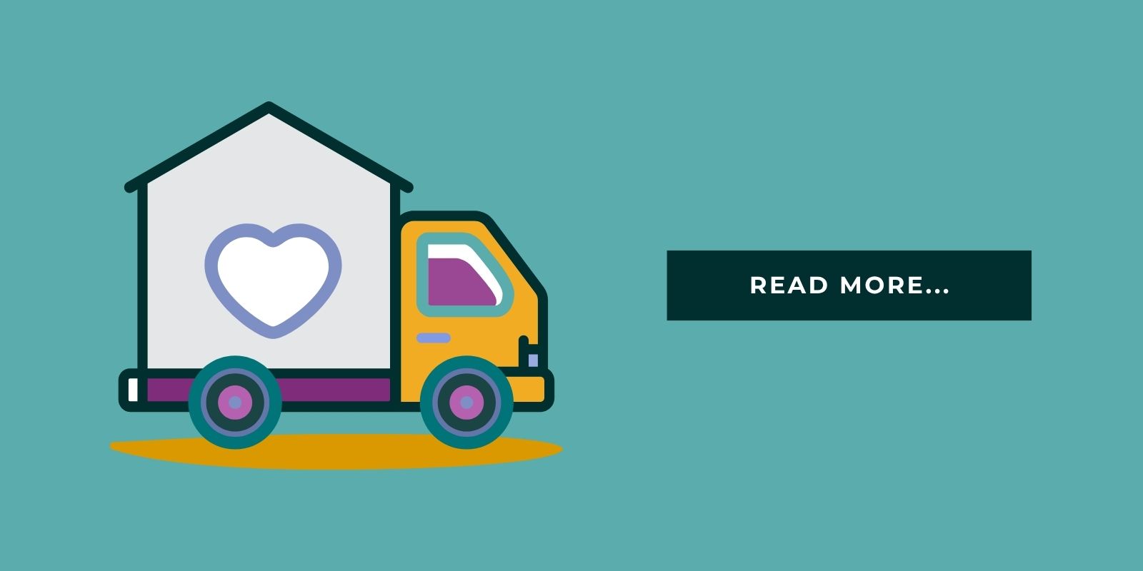 Blog Header Illustration of a truck and it says 'read more'